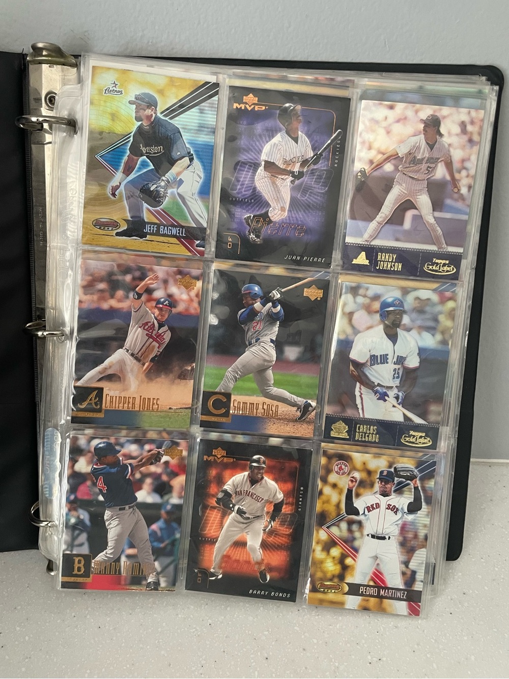 MLB Baseball Card Collection Binder - 135 Cards